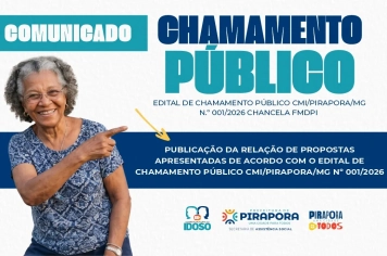 CMI divulga propostas inscritas em edital voltado à pessoa idosa em Pirapora