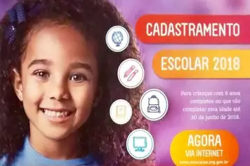 Cadastramento escolar 2018