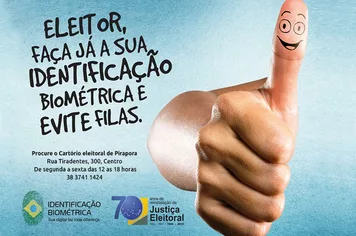 Pirapora já realiza recadastramento biométrico