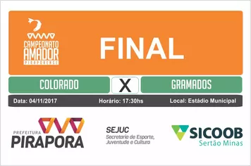 Campeonato Amador Piraporense será decidido neste sábado