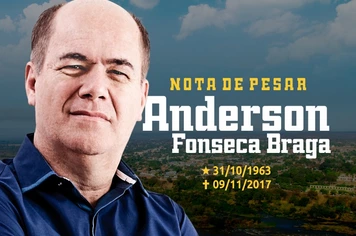 Nota de pesar pelo falecimento de Anderson Braga