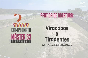 Campeonato Máster 33 começa neste final de semana
