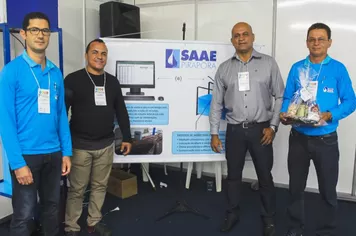 Equipe técnica do Saae-Pirapora apresenta projeto inovador em congresso na cidade de Itabirito