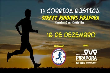 Correndo junto: Prefeitura apoia corrida rústica em Pirapora