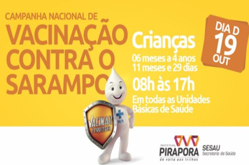 Dia D contra o sarampo é amanhã