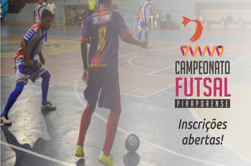 Campeonato Piraporense de futsal com inscrições abertas