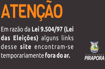 Links temporariamente fora do ar