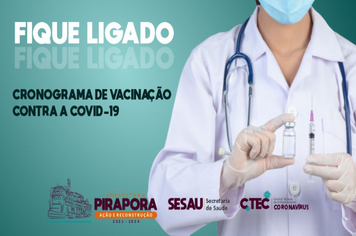 Saúde divulga cronograma de vacinação