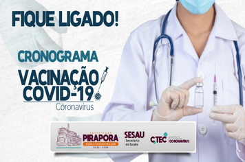 Saúde divulga novo cronograma de vacinação