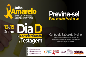 Julho Amarelo: mês de luta contra as hepatites virais