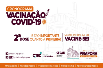 Cronograma de vacinação 18+