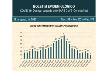 Veja o 55º Boletim de Casos Confirmados