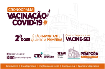 Covid-19: Cronograma de Vacinação