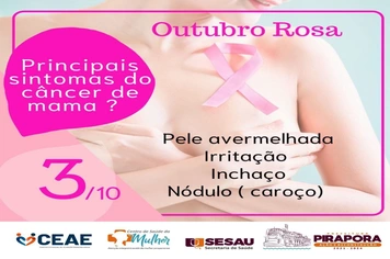 Secretaria de Saúde faz o Lançamento da Campanha Outubro Rosa