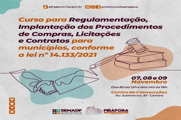 Secretaria de Administração e Finanças promove curso para servidores