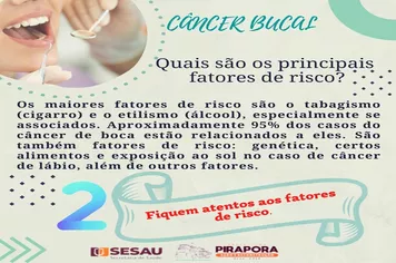 Campanha de combate ao câncer bucal