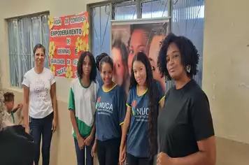 NUCA REALIZA RODA DE CONVERSA EM ESCOLA NO BAIRRO SÃO GERALDO