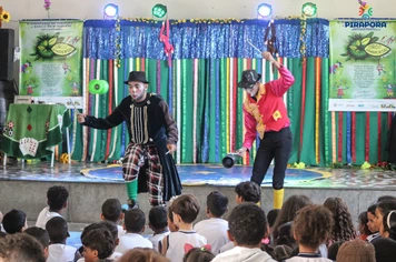 Circo Ambiental levou diversão e conscientização para escolas municipais de Pirapora