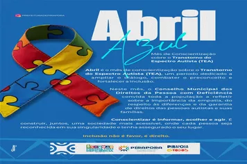 Pirapora reforça compromisso com a inclusão no Dia Mundial de Conscientização do Autismo