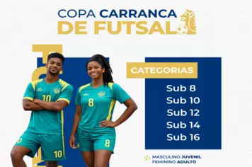 Inscrições abertas para a Copa Carranca de Futsal em Pirapora