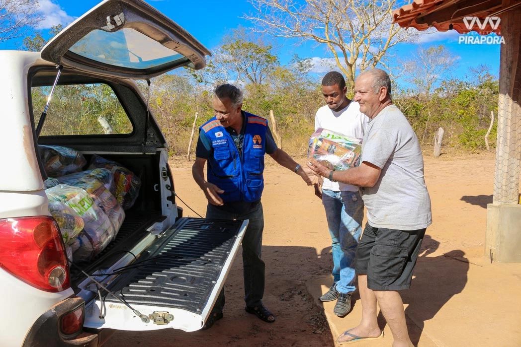 Comunidades rurais recebem ajuda humanitária