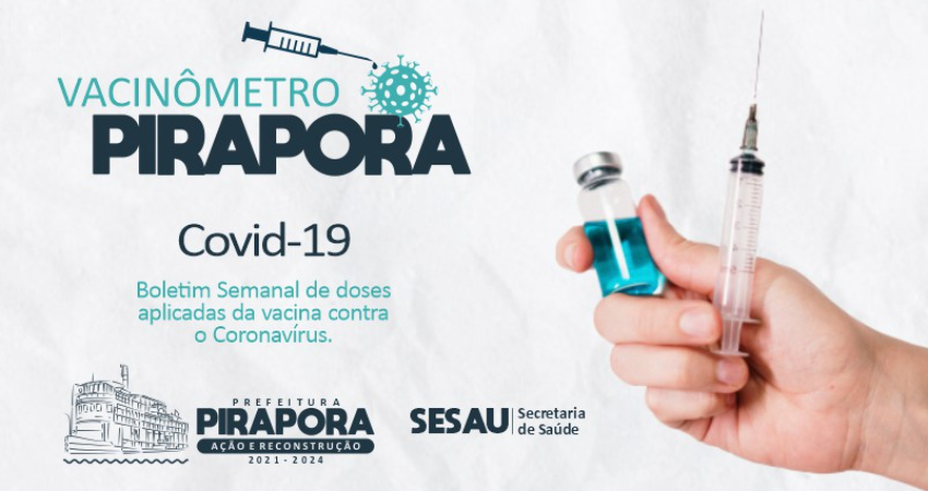 Prefeitura atualiza Vacinômetro