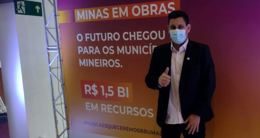 Prefeito Alex Cesar participa de cerimônia de repasse de R$ 1,5 bilhão aos municípios mineiros