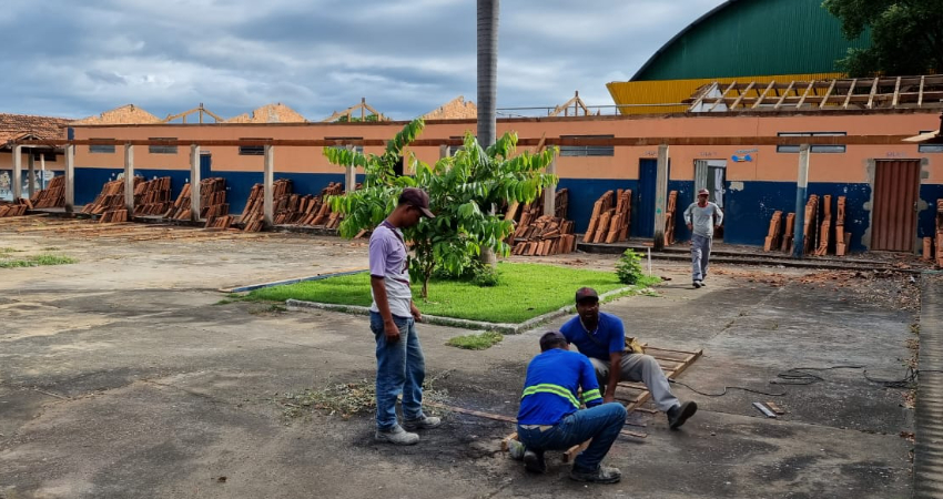 Reformas nas escolas municipais seguem avançando