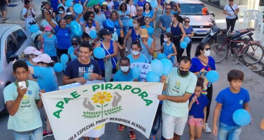 CAMINHADA DE CONSCIENTIZAÇÃO MUNDIAL SOBRE O AUTISMO