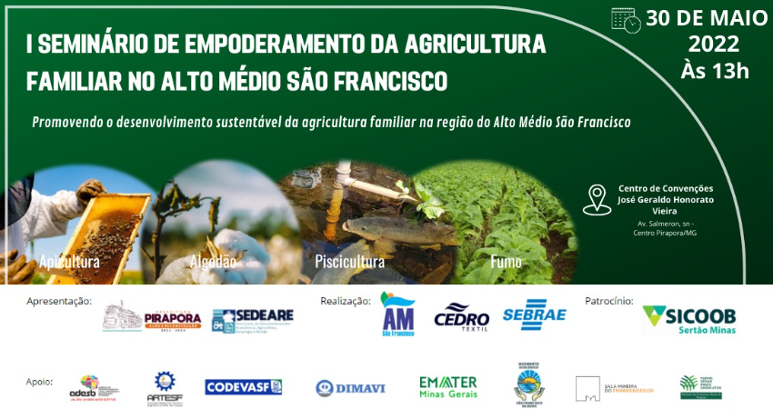 Vem aí o I Seminário de Empoderamento da Agricultura Familiar