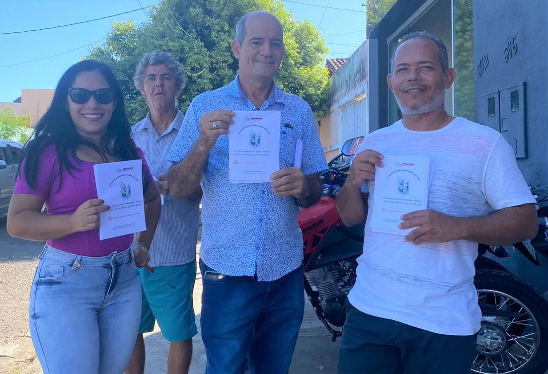 Saúde Mental realiza pedágio de combate às Drogas e ao Alcoolismo