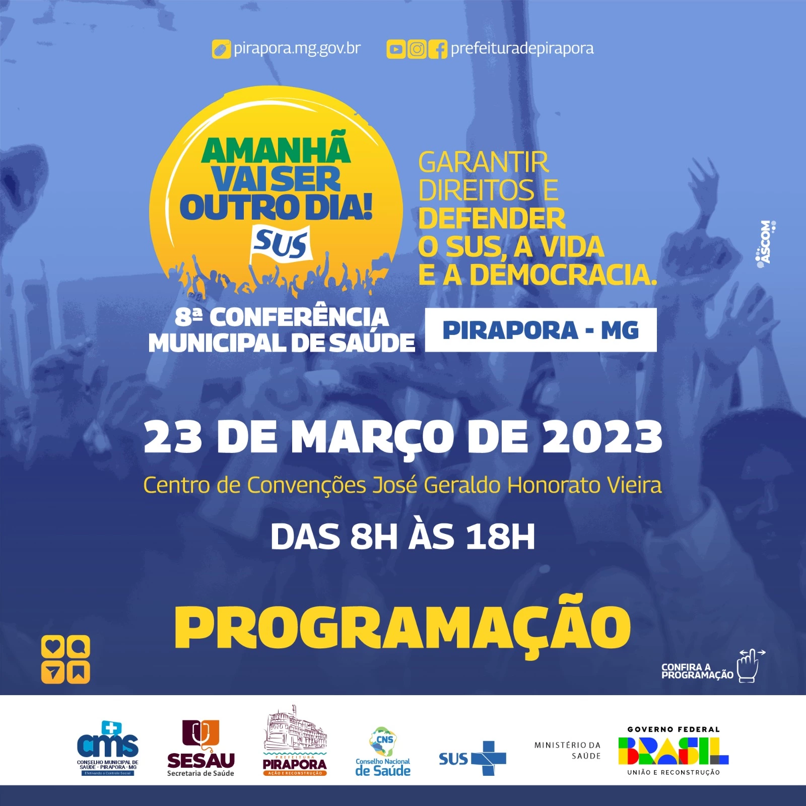 8ª Conferência Municipal de Saúde em Pirapora