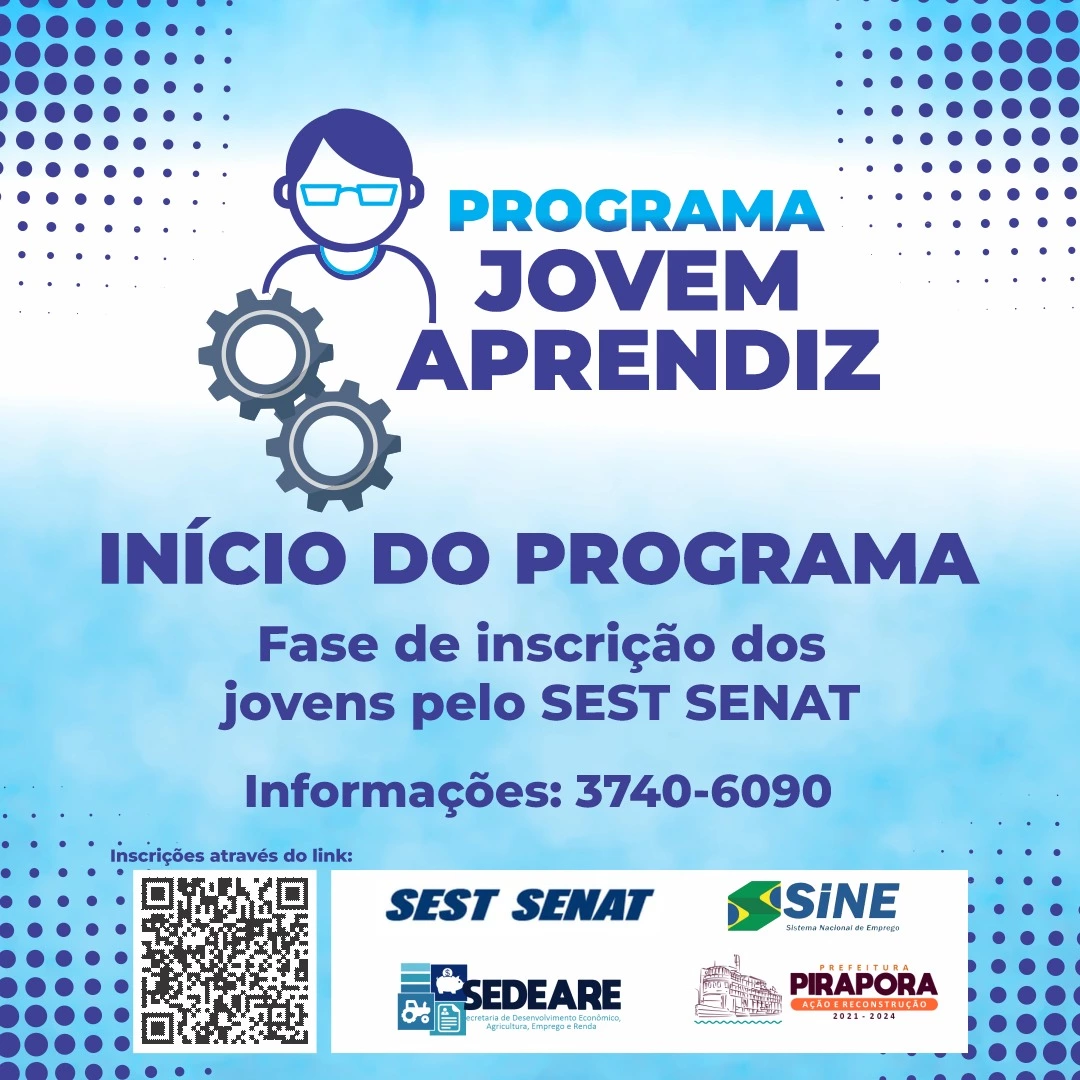 PREFEITURA LANÇA PROGRAMA JOVEM APRENDIZ DO COMÉRCIO