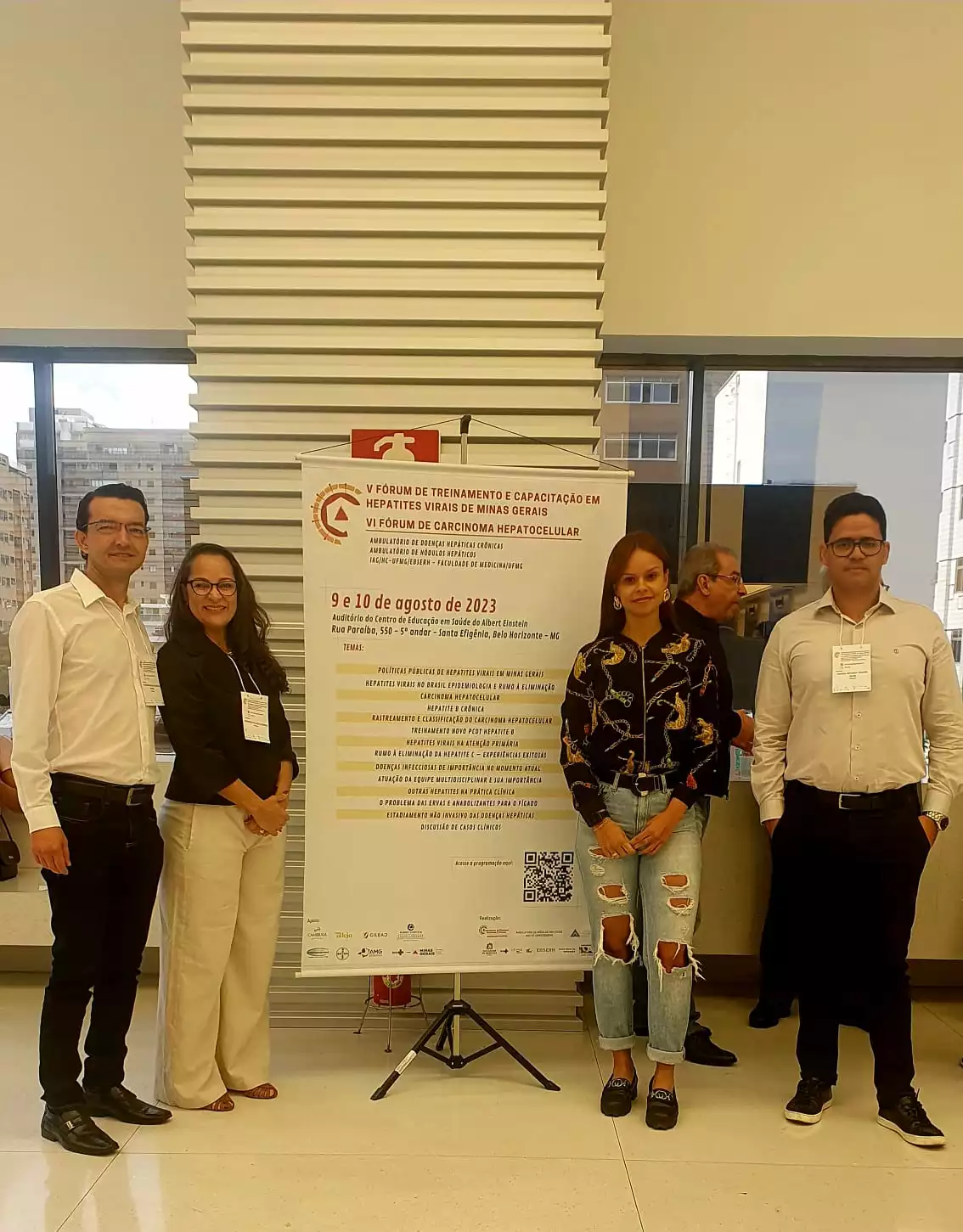 Capacitação em hepatites virais e V Fórum de hepatocarcinomas pela UFMG e Instituto Albert Einstein