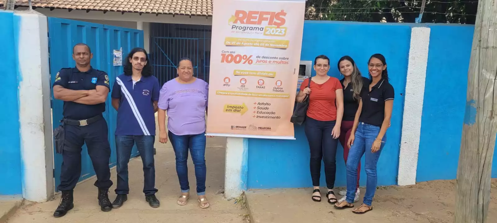 REFIS ITINERANTE FAZ O 1° ATENDIMENTO