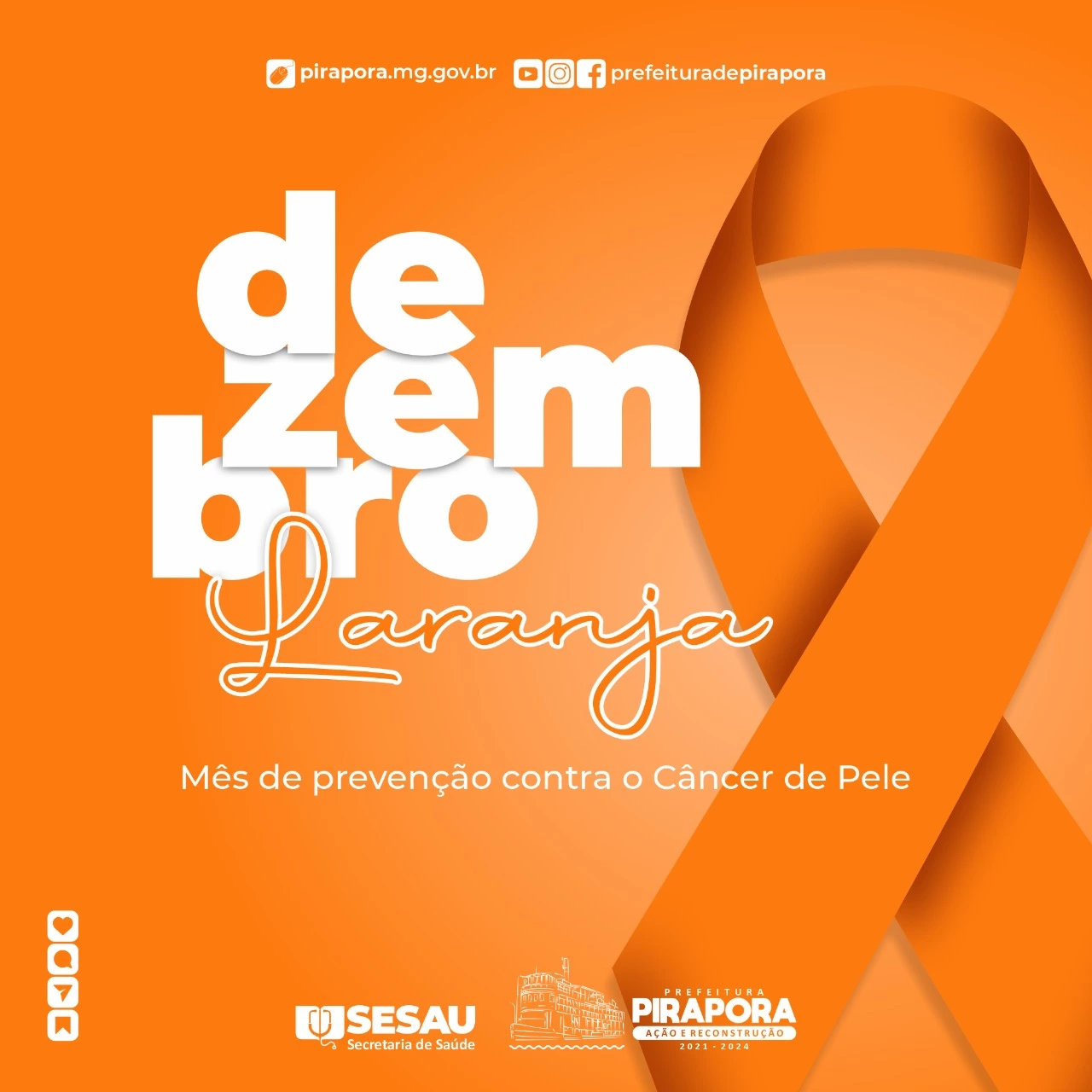 Dezembro Laranja reforça a prevenção contra o câncer de pele