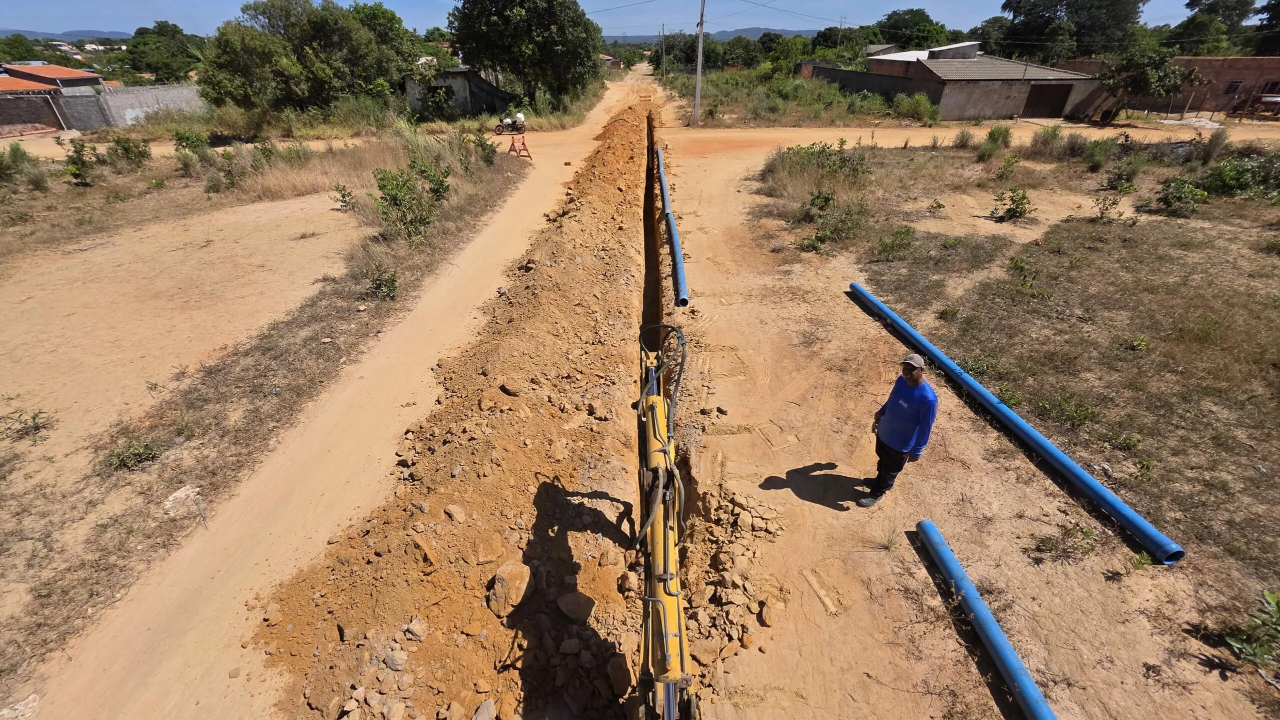 SAAE instala nova adutora no São Geraldo