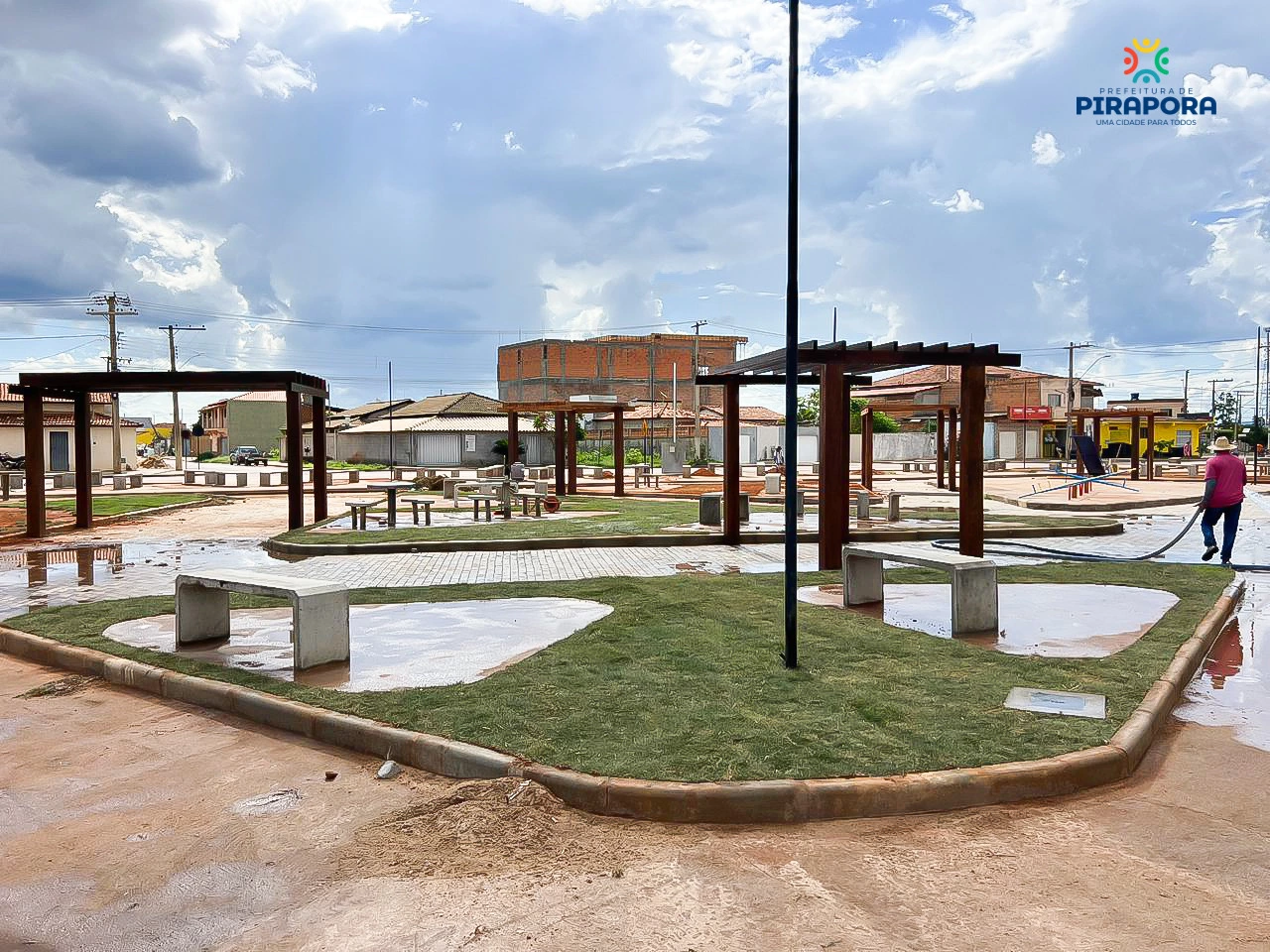 Avenida Alcides de Oliveira em fase final de obras
