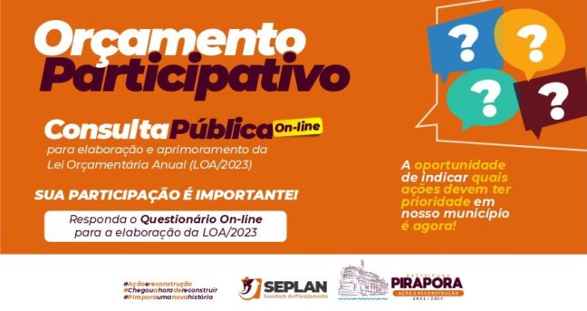 Consulta pública para elaboração da LOA