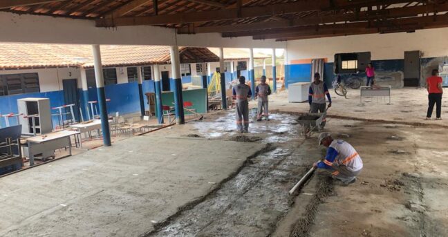 Reformas em escolas avançam e concretizam uma nova era para a Educação Municipal