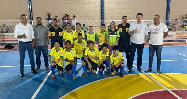 Revitalizada, Quadra do Santa Mariana tem torneio de futsal com o apoio da Prefeitura de Pirapora