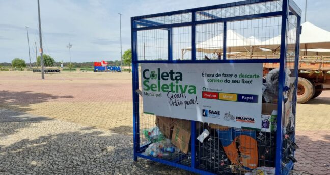 CENTRO DE PIRAPORA GANHA PONTOS DE COLETA SELETIVA