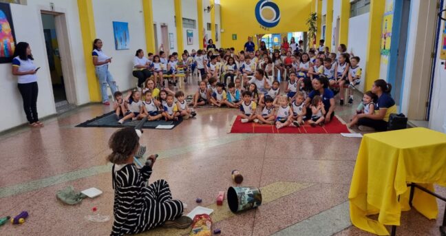 Saúde na Escola realiza teatro no Colégio Pirapora