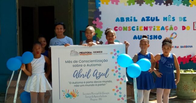 Prefeitura de Pirapora mobiliza comunidade escolar para a Campanha Abril Azul