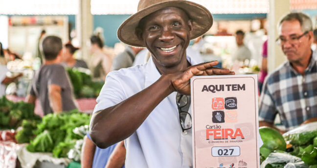 No Mercado Central têm Cartão Feira