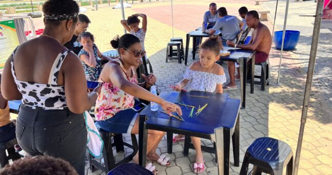 Centenas de crianças estiveram no “Brincando na Praça” na Orla Fluvial