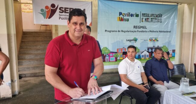 Programa de regularização fundiária é iniciado no Bairro Aparecida